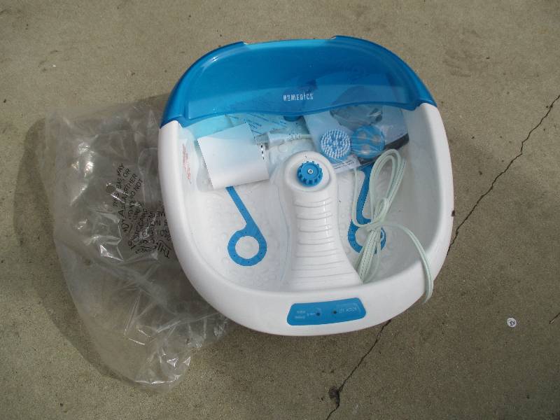 lot 67 image: Brand new Homedics foot spa...
