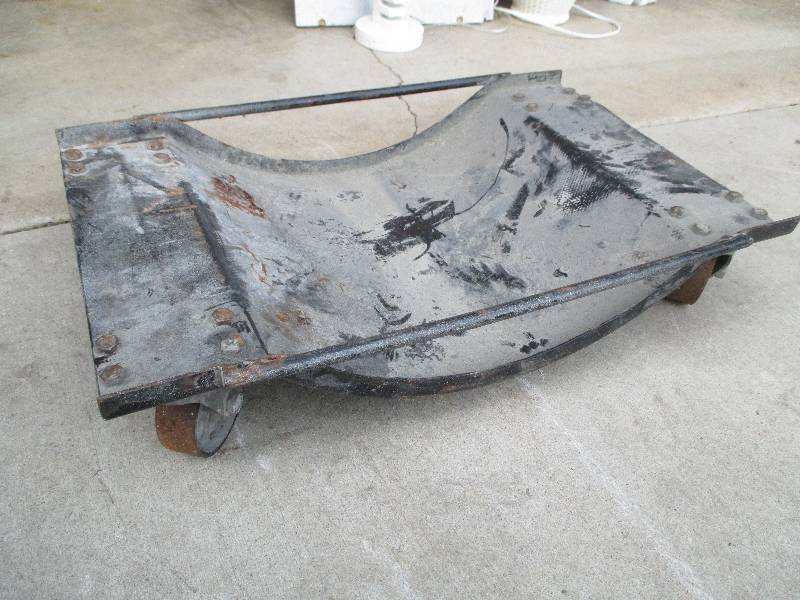lot 113 image: Heavy Duty all metal caster wheel r...