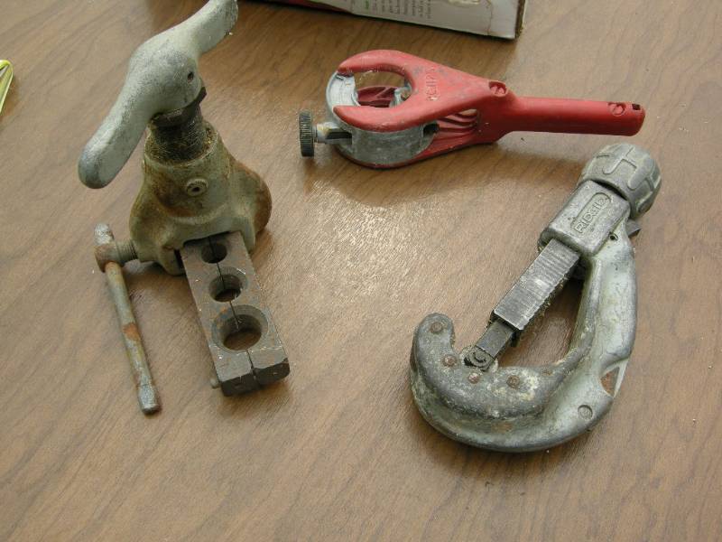 Ridgid tools and cutter