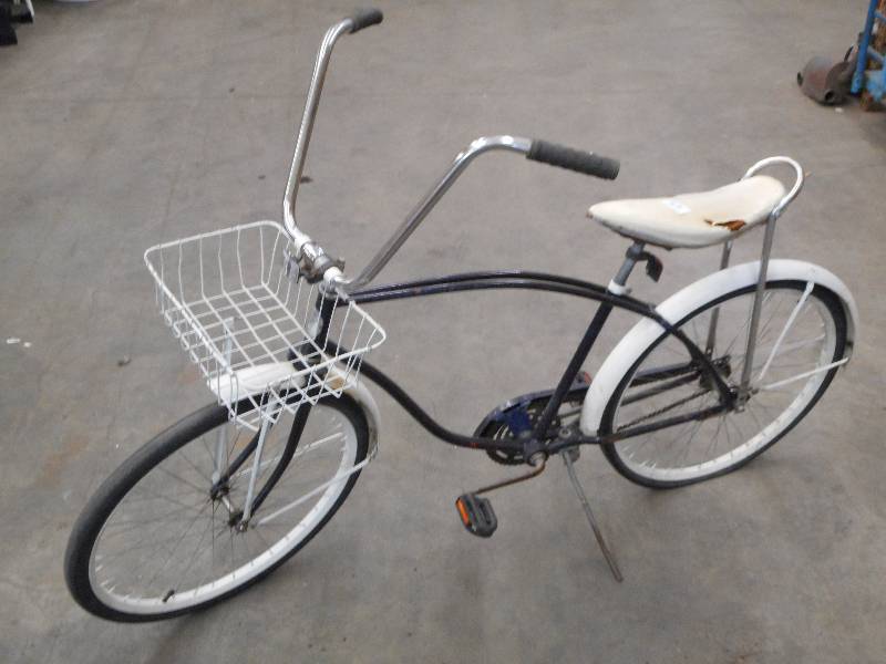 Vintage Bicycle With Front Basket ...