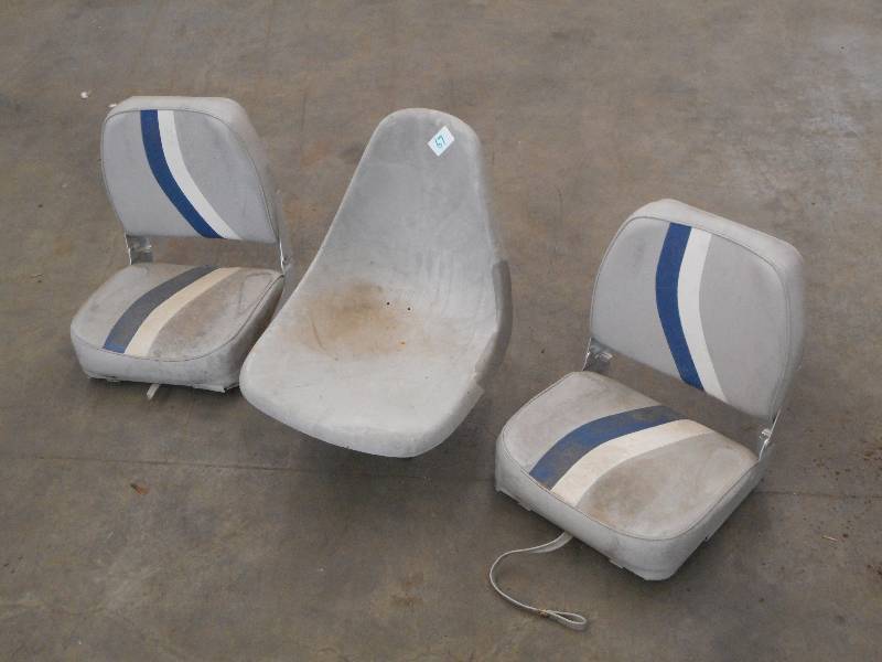 Lot Of (3) Boat Seats ...