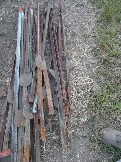 Steel fence posts
