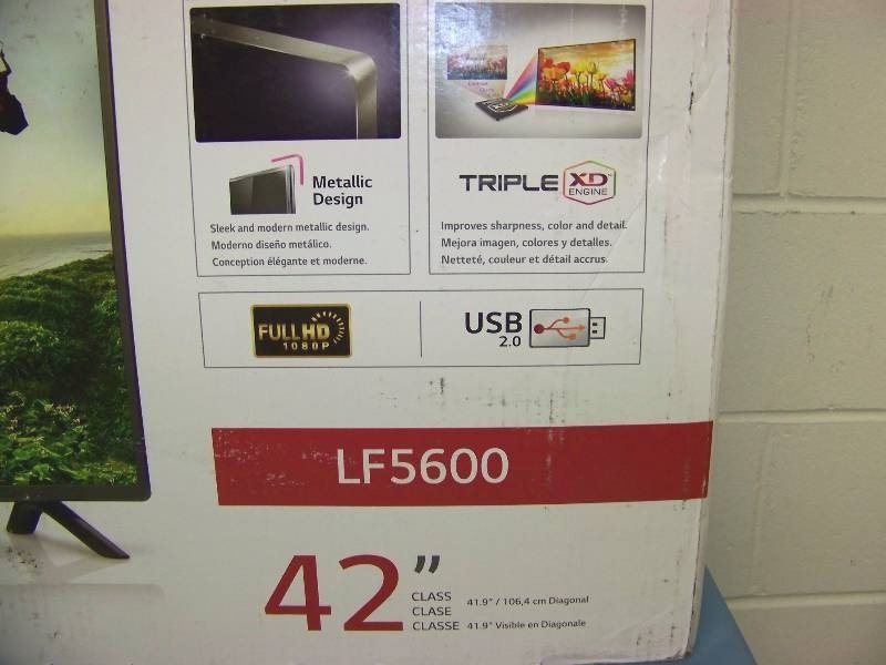 lot 1 image: 42, LG, 1080p, LED Television  TV - BRAND NEW IN BOX