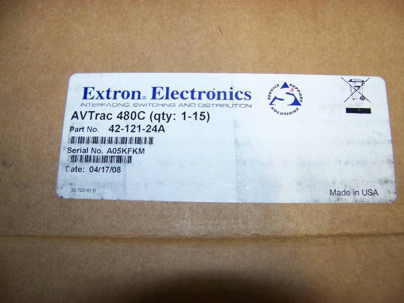 lot 77 image: Extron Electronics, AVTRAC Items - BRAND NEW