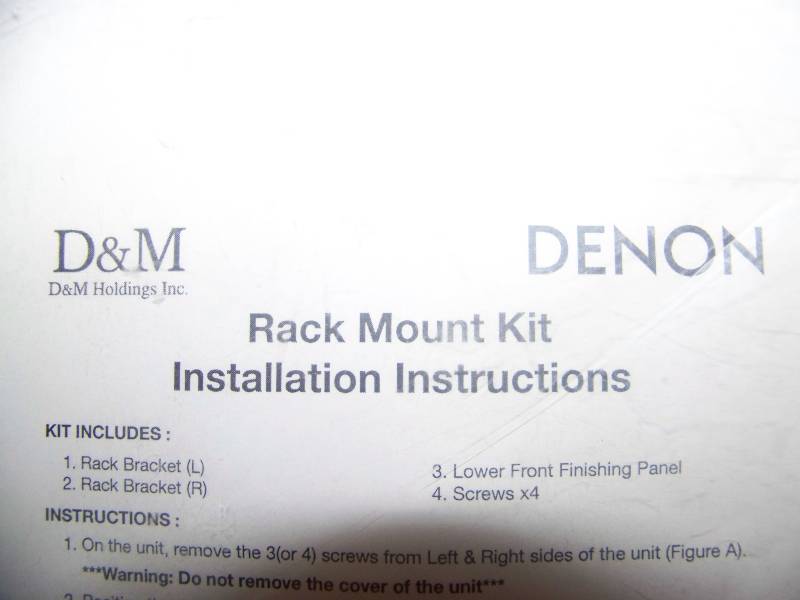 lot 78 image: Denon, Audio and Video Equipment Rack Accessory - BRAND NEW