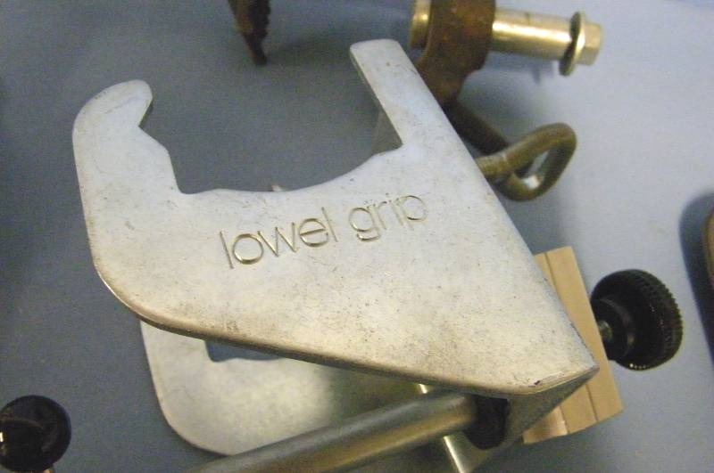 lot 102 image: (8) Lighting  C-Style  Grip  Utility Clamps