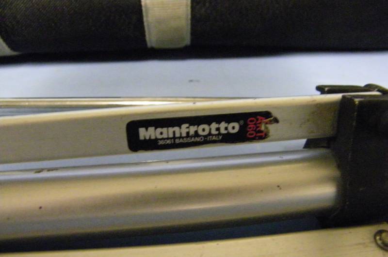 lot 112 image: Manfrotto, Light Stand with Boom Arm and Travel Case
