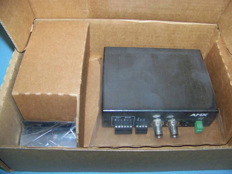 lot 35 image: (2) AMX, NXA-AVB  Ethernet Video Extenders  Breakout Boxes - BRAND NEW