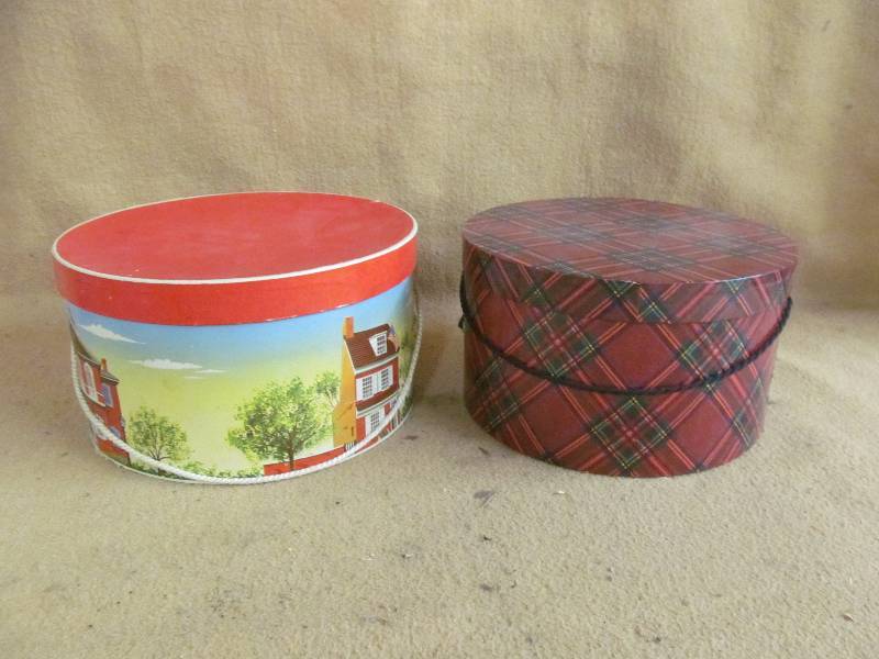 lot 183 image: hat boxes