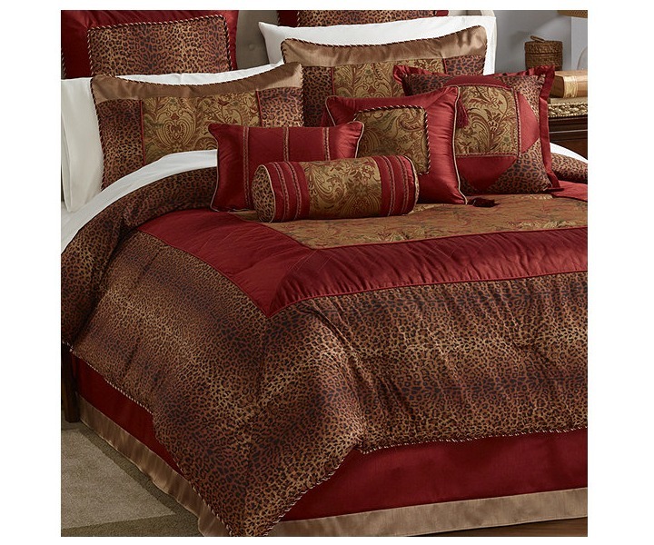 Mcleland Design Cheetah 8pc Comforter Set Queen Mankato Bedding