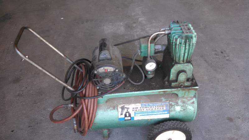 lot 63 image: Sears Air Compressor