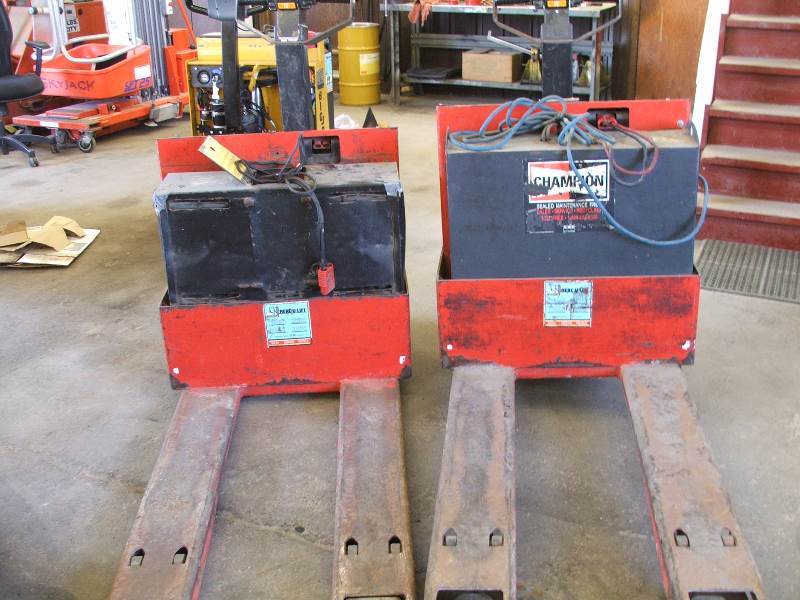 lot 88 image: Pair of Kalmar WF45 Pallet Jacks
