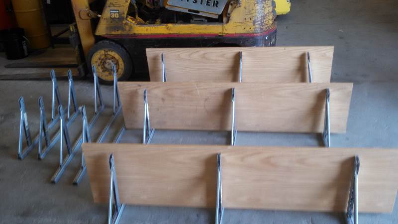 lot 92 image: Wall Mount Shelves 15x62