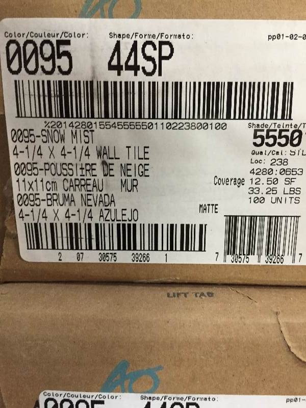 4.25 x 4.25 Wall Tile
