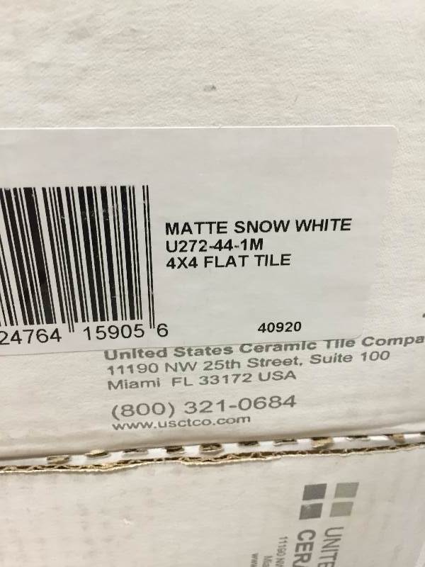 4.25 x 4.25 Ceramic Wall Tile