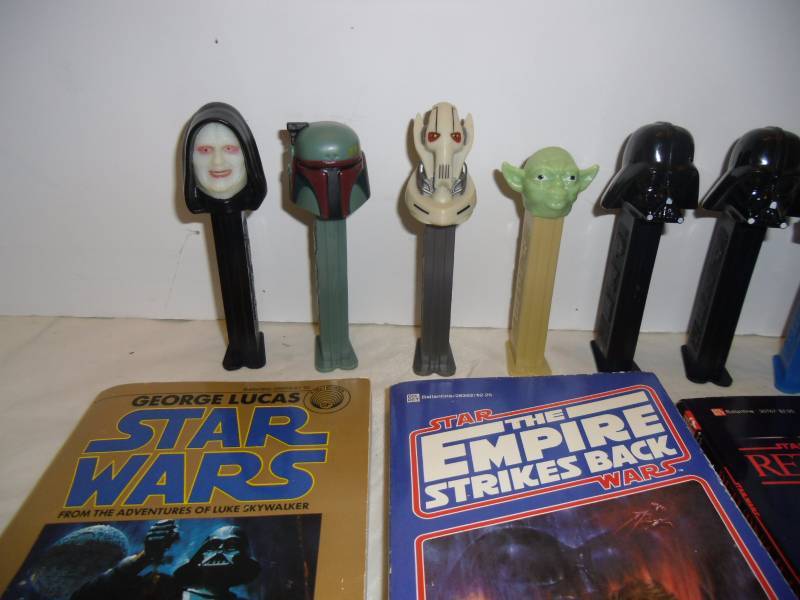 Star Wars Pez Dispensers & Paperbacks
