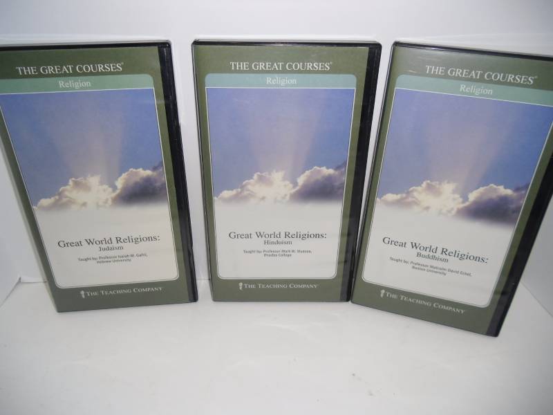 The Great Learning Courses 5 World Religions DVDs