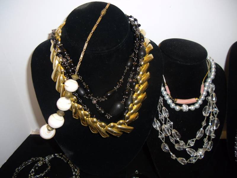 J-4 Vintage to Newer Costume Jewelry Pins,Earrings, Key Chains Necklaces, Bracelets
