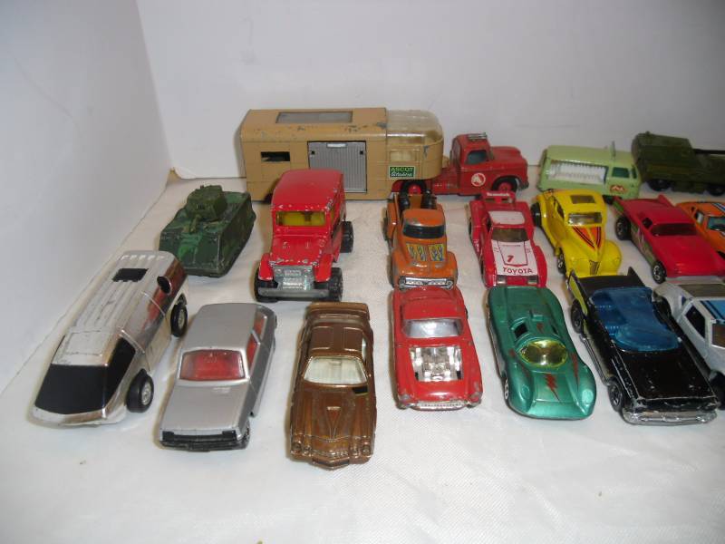 Lot of Die Cast Cars, Trucks, Plane