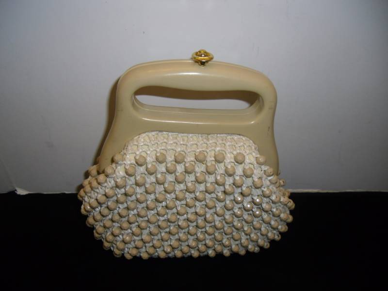 Vintage Ladies Beaded Purses & Wizard of Oz Musical Jewelry Box