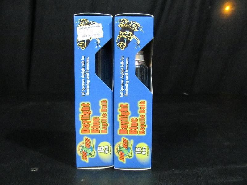 (2) Daylight Blue Reptile Bulbs