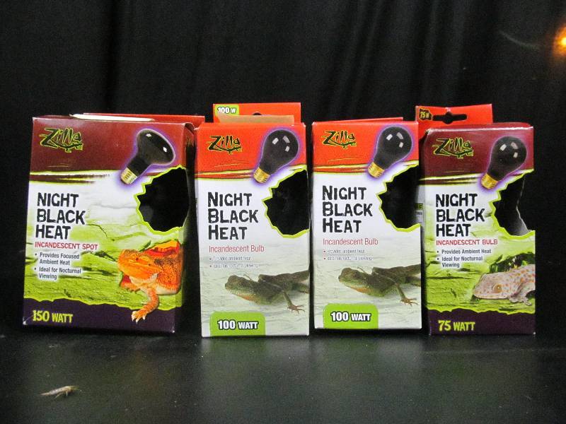 4 Night Black Heat Bulbs