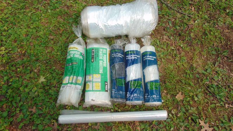 lot 27 image: All Purpose Plastic Sheeting