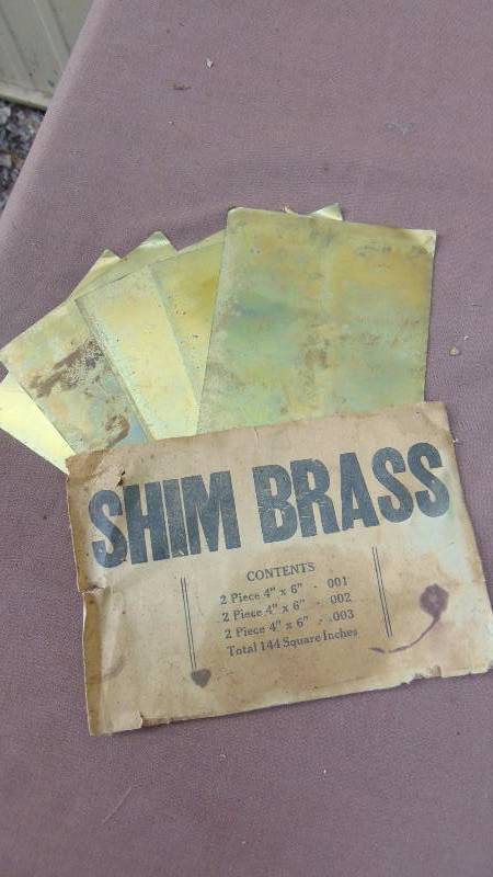 lot 50 image: Shim Brass