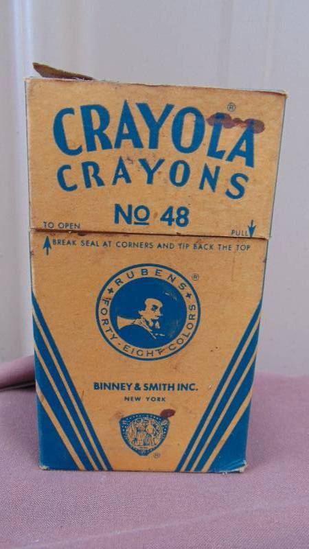 lot 103 image: Vintage Crayola Crayons