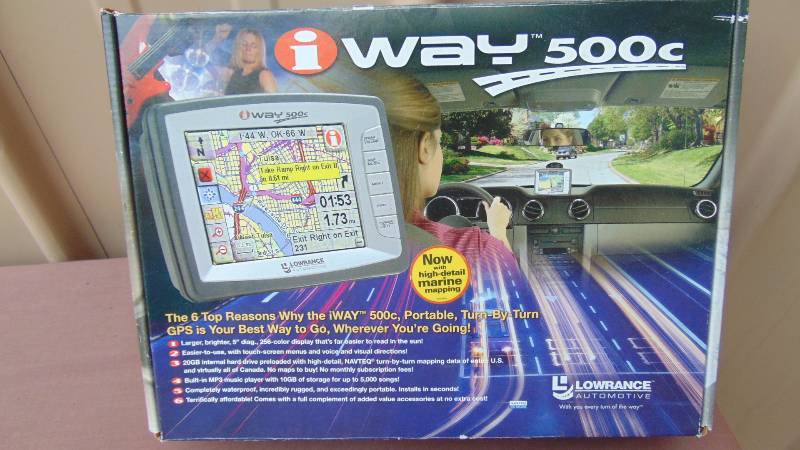 lot 198 image: iWay 500c - GPS System