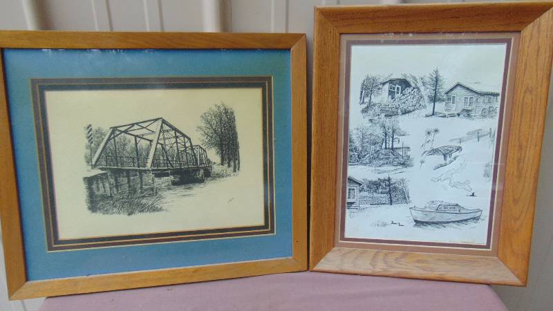 lot 209 image: Vintage Pencil Drawings