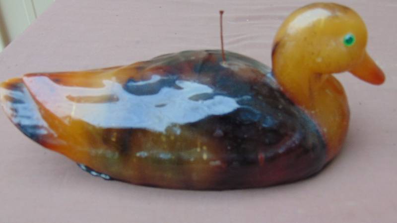 lot 210 image: Large Wax Duck