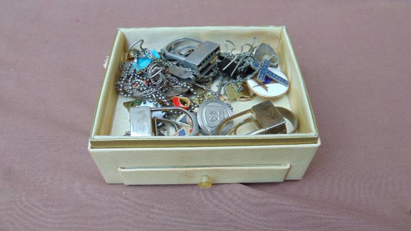 lot 219 image: Lot of Vintage Misc Pins & Necklaces