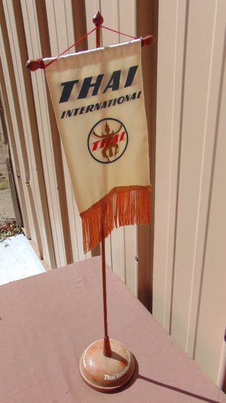 lot 240 image: Vintage Thai International Flag