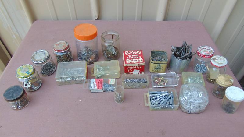 lot 303 image: Lot of Nuts, Bolts, Etc