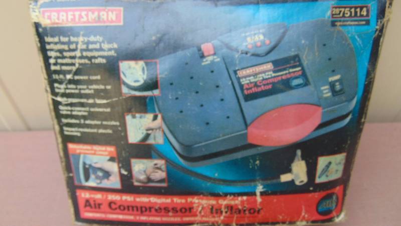 lot 312 image: Craftsman 12 volt Air Compressor