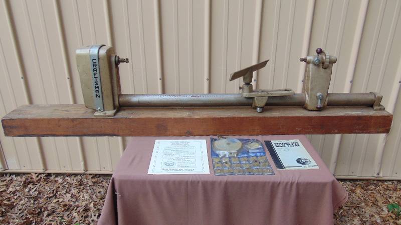 lot 341 image: Craftsman Lathe