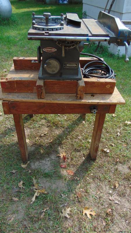 lot 349 image: Craftsman  Table Saw