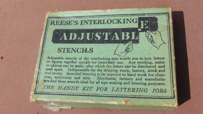 lot 385 image: Brass Stencils