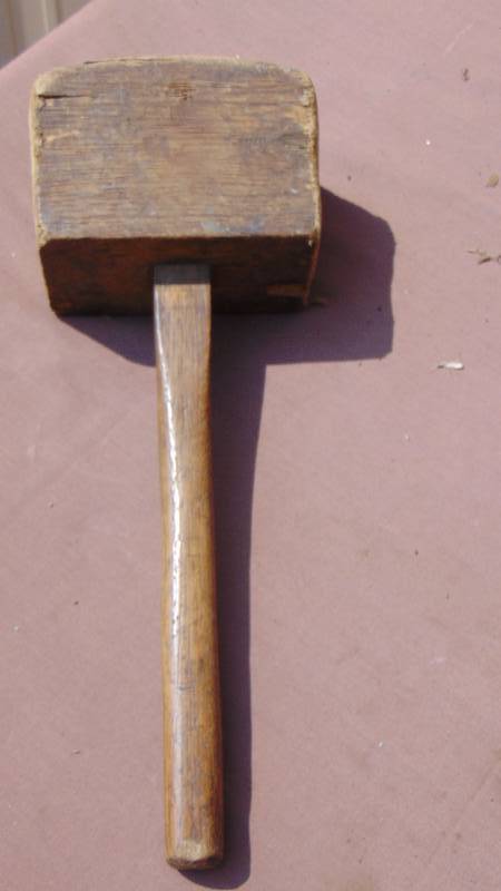 lot 390 image: Large Wooden Mallet