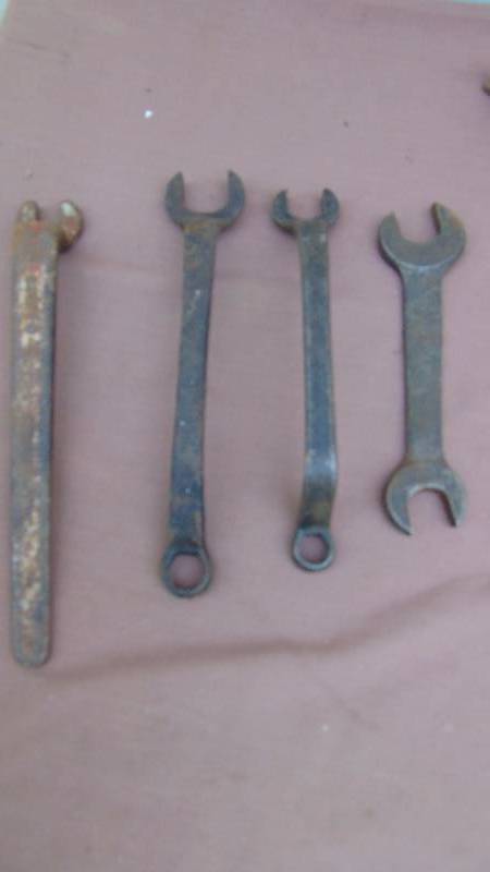 lot 397 image: Antique Wrenches & Pry Bar