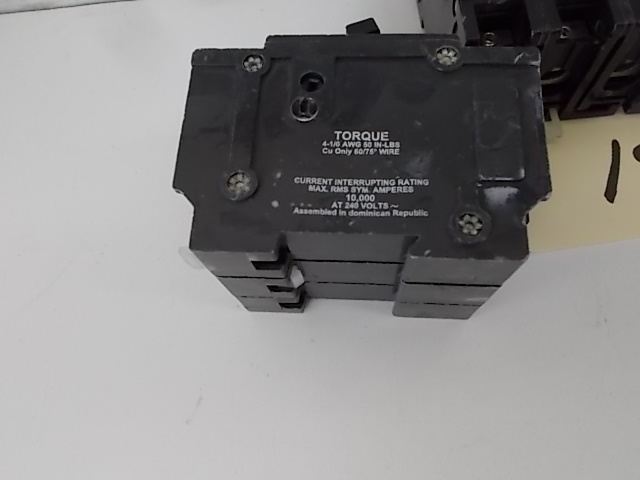 (4) Cutler Hammer 100 Amp 3 Pole Br...