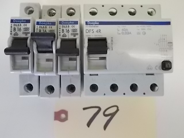 (1) Doepke DSF4R 40 Amp Breaker & (...