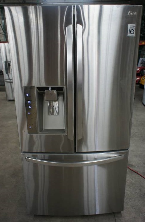 lot 3 image: LG Refrigerator - Model # (LFX33975ST)