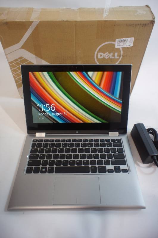 lot 10 image: Dell Inspiron 11.6-Inch 2 in 1 Convertible Touchscreen Laptop