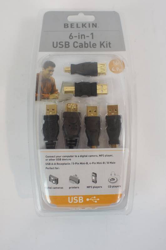 lot 11 image: Belkin 6-in-1 USB Adapter Kit