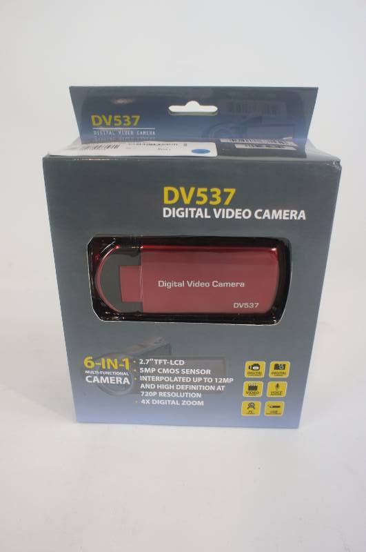 lot 23 image: Mustek 6-In-One Multi-Functional Video Camera with 4X Digital Zoom 2.4-Inch TFT-LCD Screen