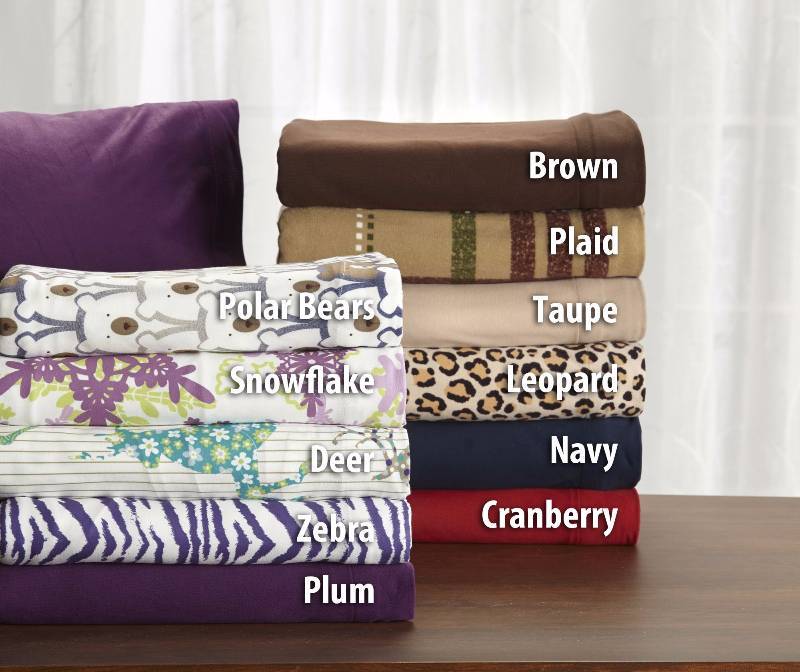 alcove Microfiber Flannel Sheet Set - Queen, Taupe