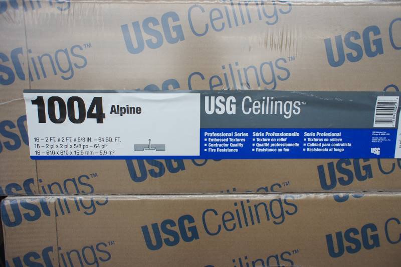 Alpine 2 Ft X 2 Ft Lay In Ceiling Tile 64 Sq Ft Case 10