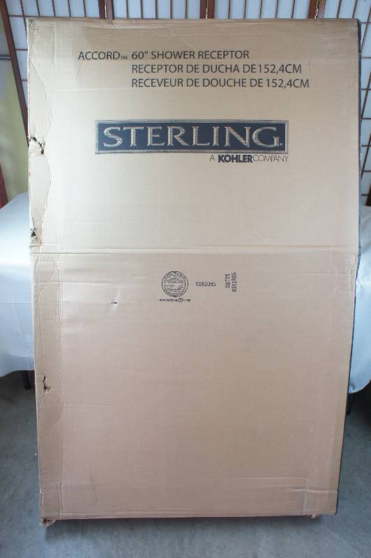 STERLING Accord Series 7227 60 in. x 36 in. Shower Receptor in White